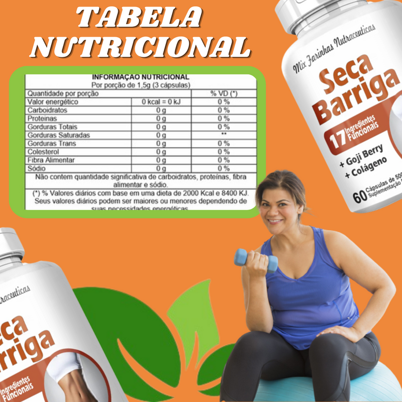 Compre 2 Leve 3 Seca Barriga 500mg 60 Cápsulas