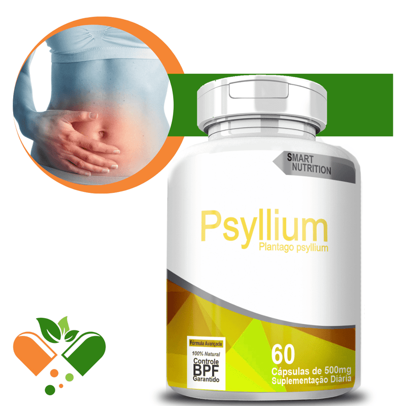 Psyllium 500mg 60 Cápsulas