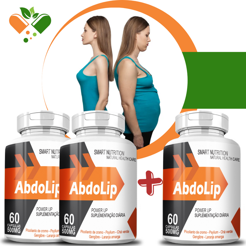 Compre 2 Leve 3 Potes Abdolip 500mg 60 Cápsulas