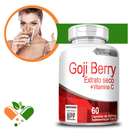 Goji Berry Extrato Seco + Vitamina C 500mg 60 Cápsulas