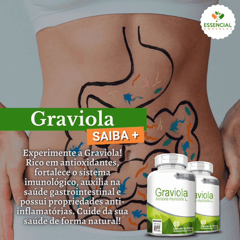 Graviola 500mg 60 Cápsulas