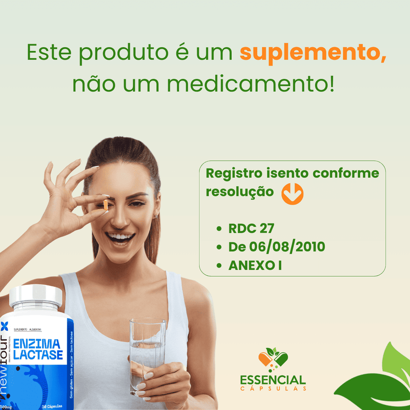 ENZIMA LACTASE 30 CÁPSULAS