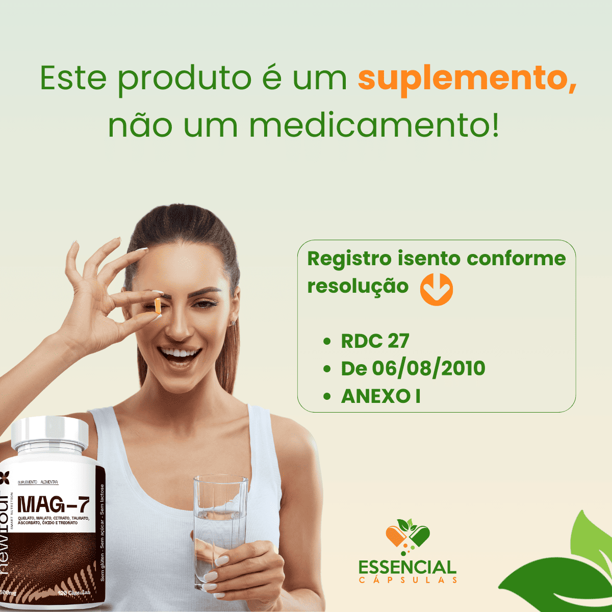 MAG-7 - QUELATO + MALATO+ CITRATO +TAURATO + ASCORBATO + OXIDO E