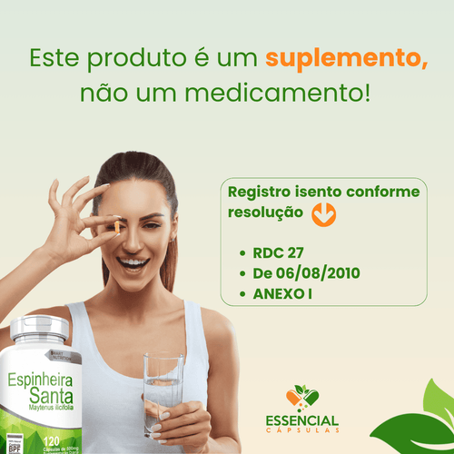 ESPINHEIRA SANTA 120 CÁPSULAS