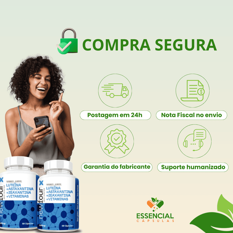 LUTEÍNA + ASTAXANTINA + ZEAXANTINA +VITAMINAS 60 CÁPSULAS