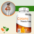 CÚRCUMA COM PIMENTA PRETA 120 CÁPSULAS