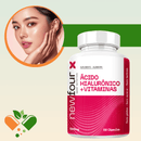 ÁCIDO HIALURÔNICO + VITAMINAS A , B5 ,  C , E 60 CÁPSULAS