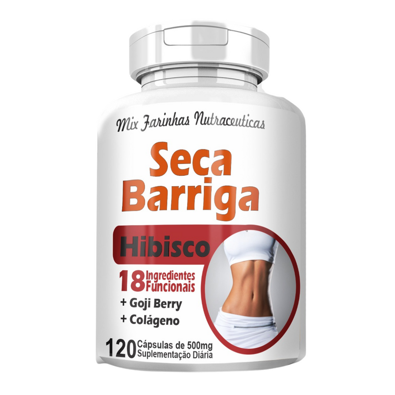 Seca Barriga Com Hibisco 500mg 120 Cápsulas