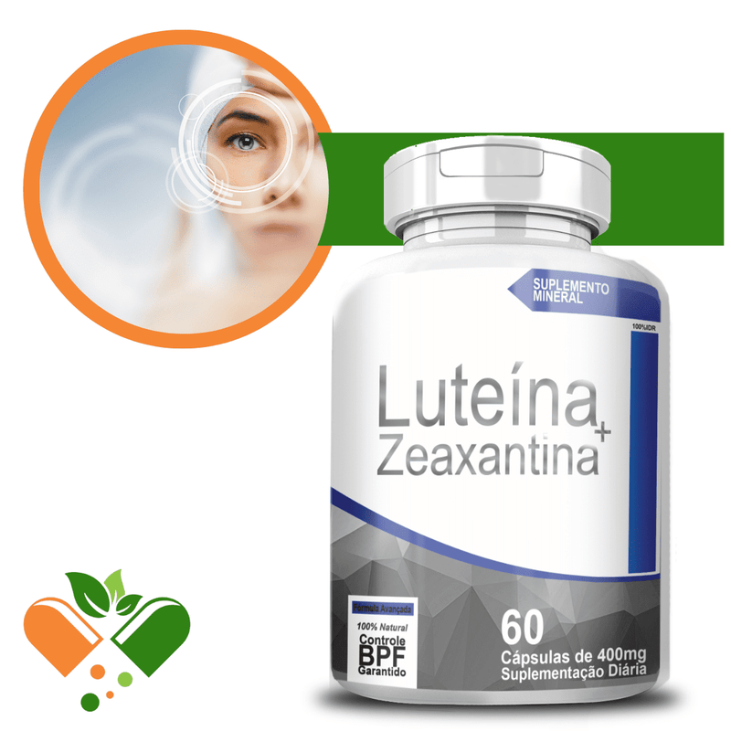 Luteina E Zeaxantina 400mg 60 Cápsulas