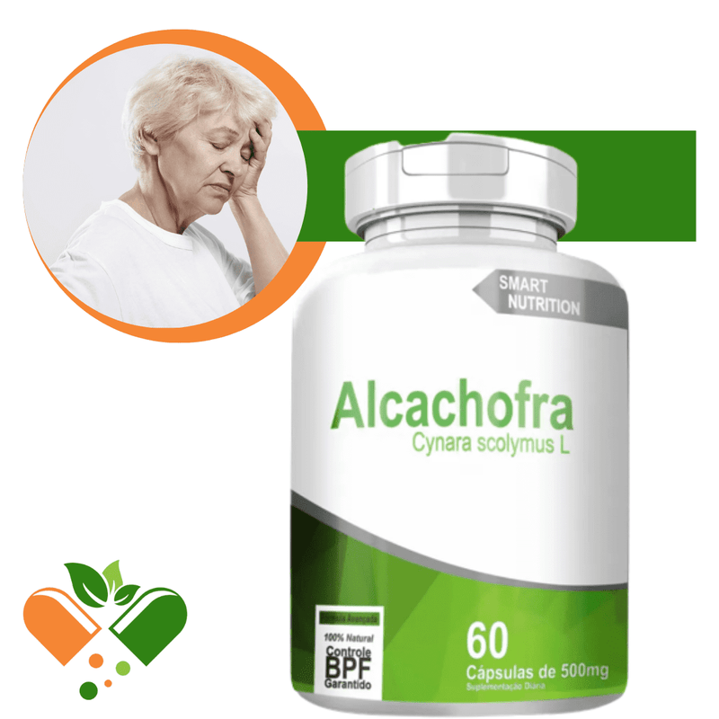 Alcachofra Pura 500mg 60 Cápsulas