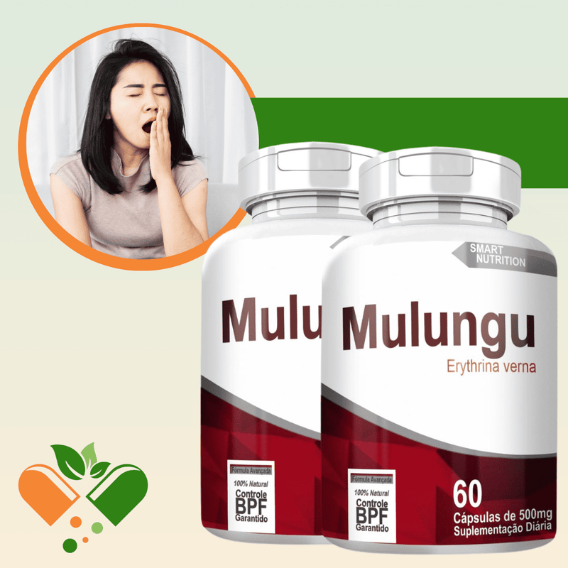MULUNGU KIT COM 2 POTES COM TOTAL DE 120 CAPSULAS