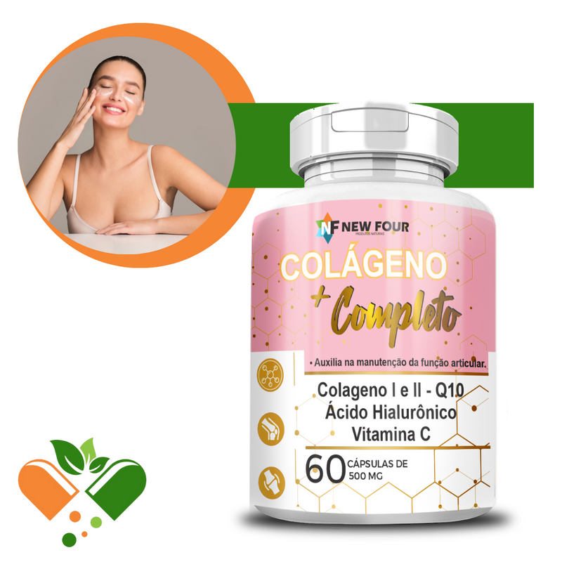 Colágeno + Completo 500mg 60 Cápsulas