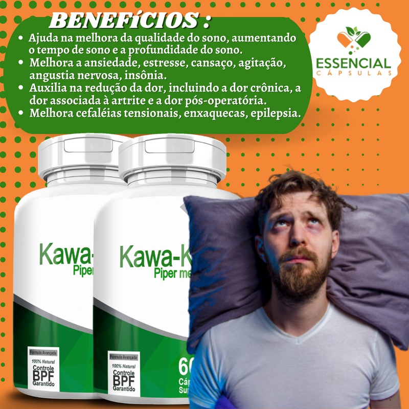 Kawa - Kawa 500mg 60 Cápsulas