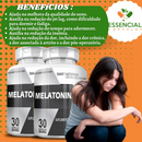 Melatonina Branca 100% Natural C/30 Cápsulas de 500mg - Durma Melhor