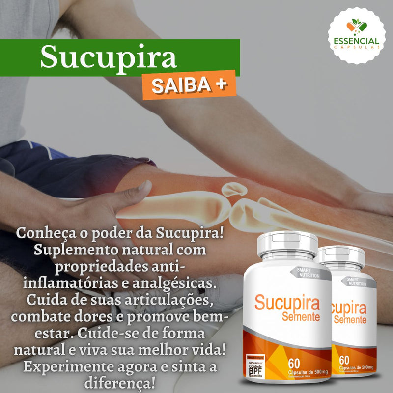 Sucupira 500mg 60 Cápsulas