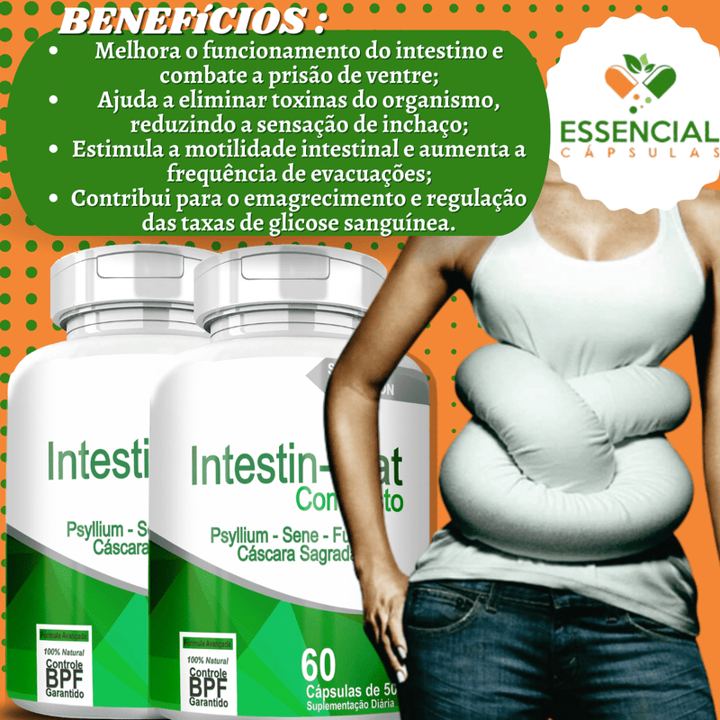 Compre 2 Leve 3 Intestin-trat Composto 500mg 60 Cápsulas