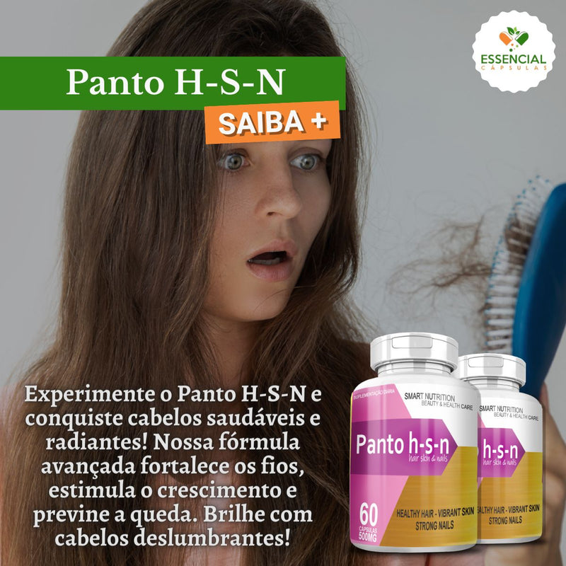 Kit com 3 Panto H-S-N 500mg 60 Cápsulas