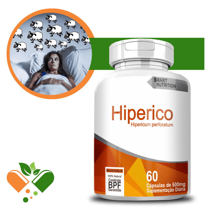 Hipérico 500mg 60 Cápsulas