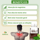 MAG-7 - QUELATO + MALATO+ CITRATO +TAURATO + ASCORBATO + OXIDO E TREONATO 120 CÁPSULAS