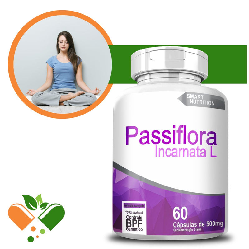 Passiflora (maracujá) 500mg 60 Cápsulas