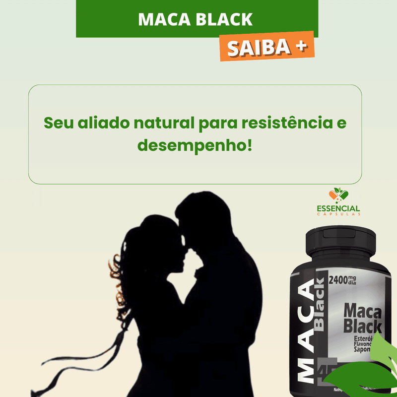 Maca Black 600mg 120 Cápsulas