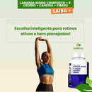 LARANJA MORO + PICOLINATO DE CROMO + CAFÉINA + FIBRAS 60 CÁPSULAS