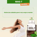 MAG-7 - QUELATO + MALATO+ CITRATO +TAURATO + ASCORBATO + OXIDO E TREONATO 120 CÁPSULAS