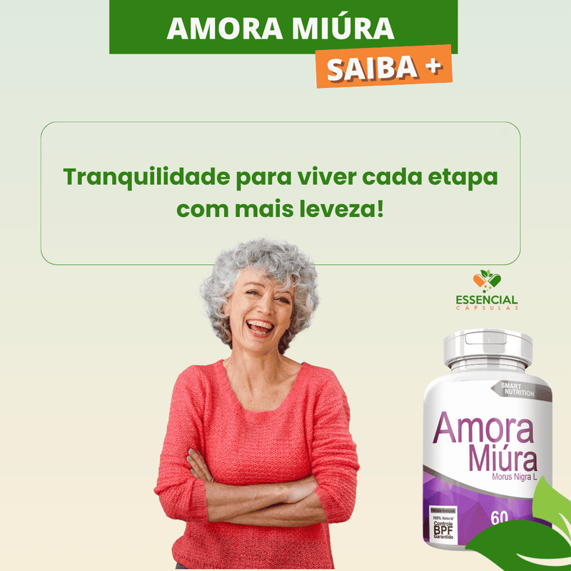Kit com 3 Amora Miura 500MG 60 Cápsulas