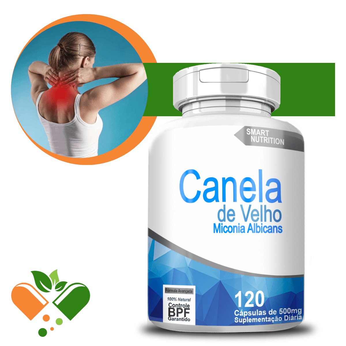 Canela De Velho 500mg 120 Cápsulas