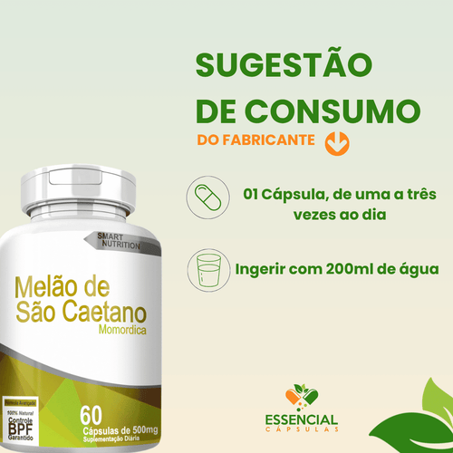 MELÃO DE SÃO CAETANO 60 CÁPSULAS