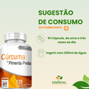 CÚRCUMA COM PIMENTA PRETA 120 CÁPSULAS
