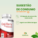 GOJI BERRY COM HIBISCO 60 CÁPSULAS