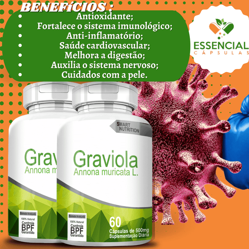 Graviola 500mg 60 Cápsulas