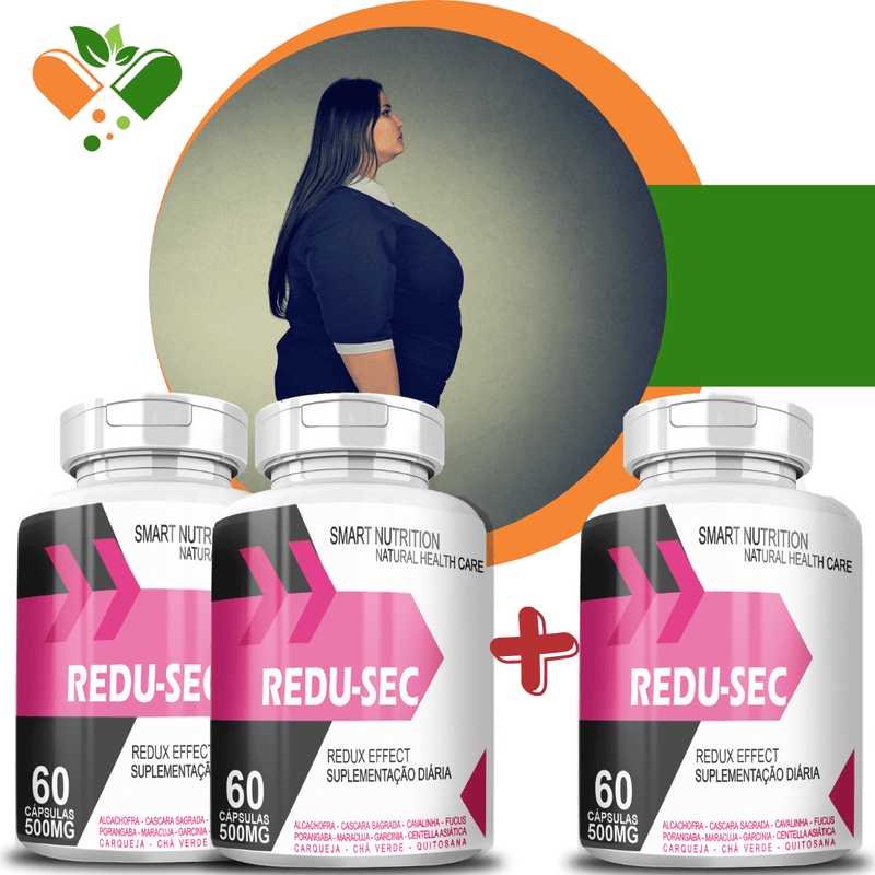 Compre 2 e Leve 3 Redu-sec 500mg 60 Cápsulas