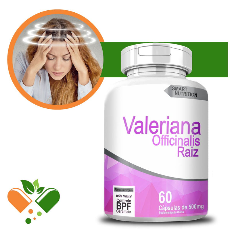 Valeriana 500mg 60 Cápsulas