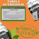 Melatonina Branca 100% Natural C/30 Cápsulas de 500mg - Durma Melhor