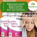 VALERIANA + KAWA KAWA + HIPÉRICO 500MG 60 CÁPSULAS