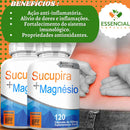Sucupira Com Magnésio 500mg 120 Cápsulas