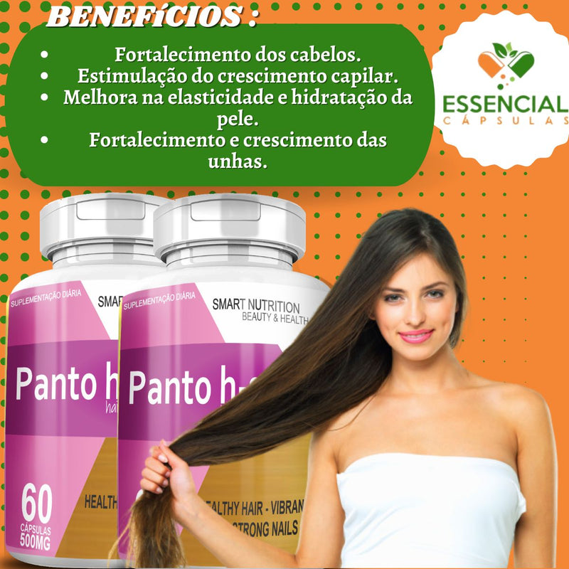 Kit com 3 Panto H-S-N 500mg 60 Cápsulas