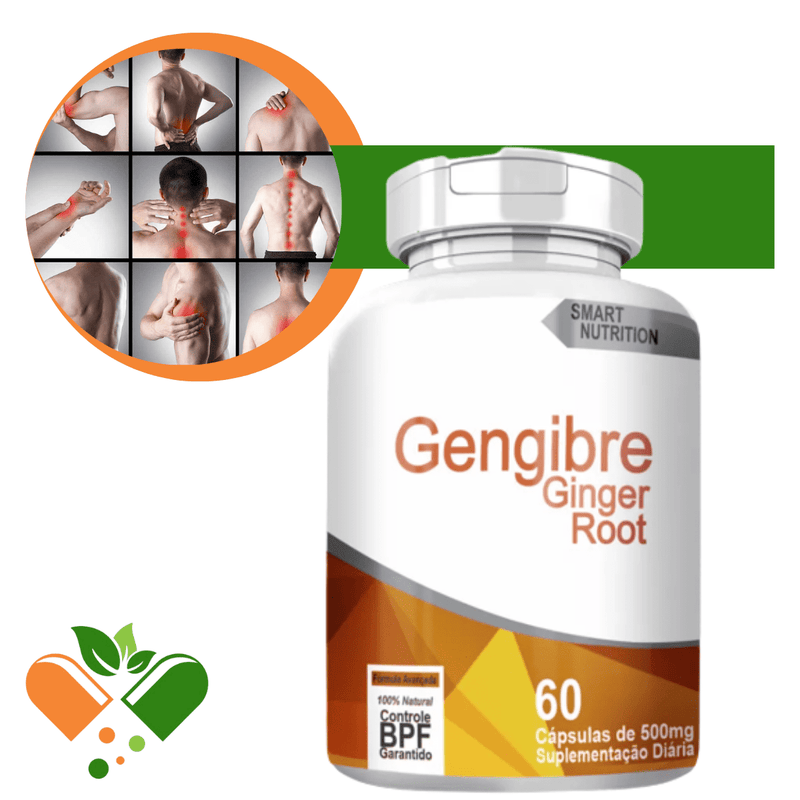 Gengibre 500mg 60 Cápsulas