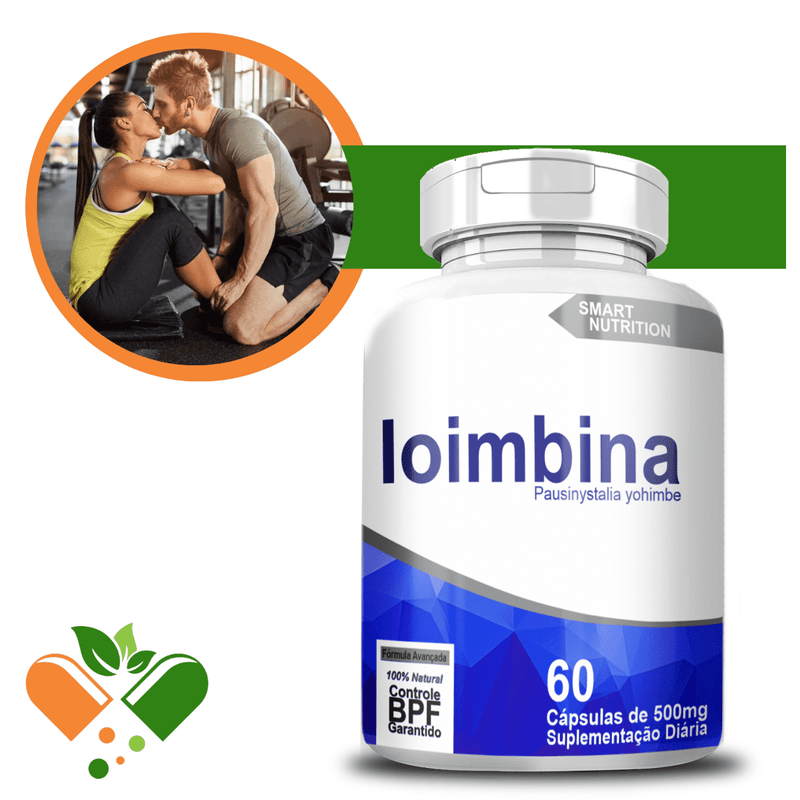 Ioimbina 500mg 60 Cápsulas