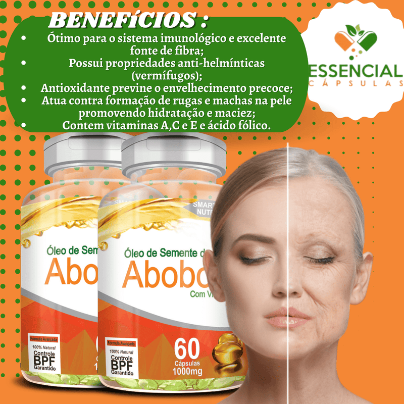 Compre 2 Leve 3 Potes Semente De Abóbora 1000mg 60 Cápsulas