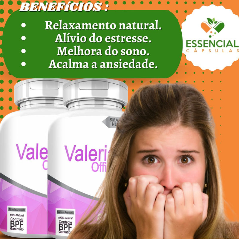 Valeriana 500mg 60 Cápsulas