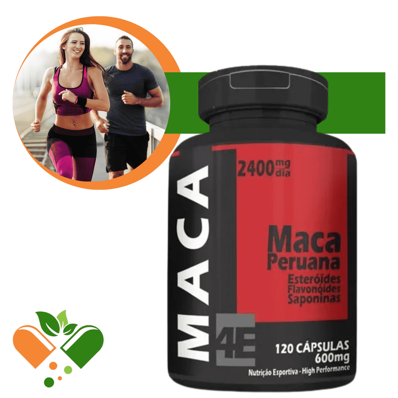 Maca Peruana 600mg 120 Cápsulas