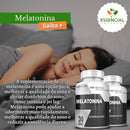 Melatonina Branca 100% Natural C/30 Cápsulas de 500mg - Durma Melhor