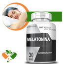 Melatonina Branca 100% Natural C/30 Cápsulas de 500mg - Durma Melhor